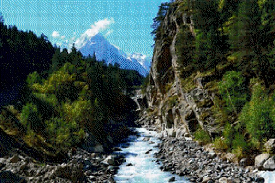 гірська річка 3 - гори.природа - предпросмотр