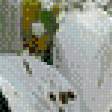 Предпросмотр схемы вышивки «корзина с белыми цветами» (№512365)