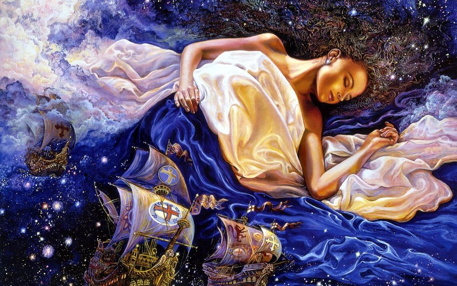 Сон девушки - оригинал