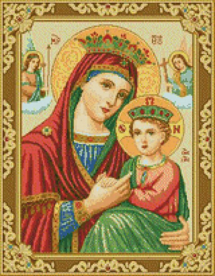 икона - богородица, икона - предпросмотр