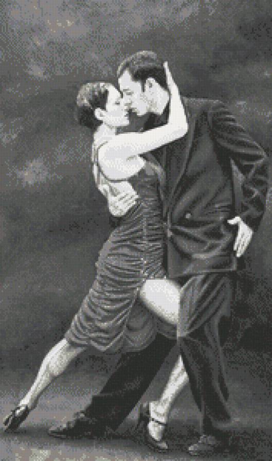 Страстное танго - страсть, люди, любовь, монохром, танец, танго, пара - предпросмотр