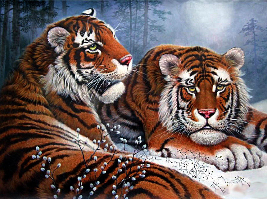 тигр - символ величия и мощи - оригинал