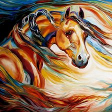 Схема вышивки «На ветру»