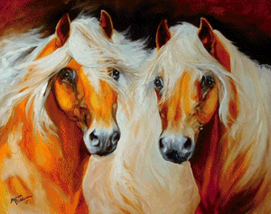 Блондинки - животные, лошади, кони - предпросмотр