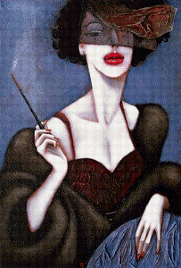 Серия "Мадам" - девушка - предпросмотр