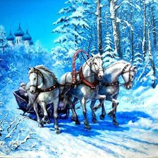 Зимняя тройка.