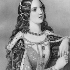 Схема вышивки «Изабелла Валуа, вторая жена Ричарда II»
