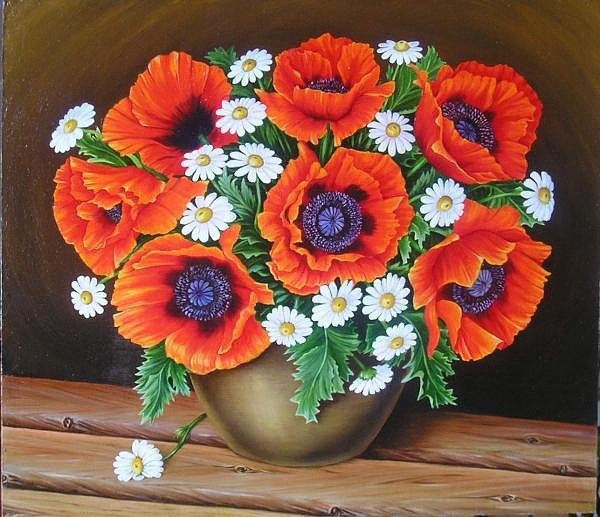 маки - картина - оригинал