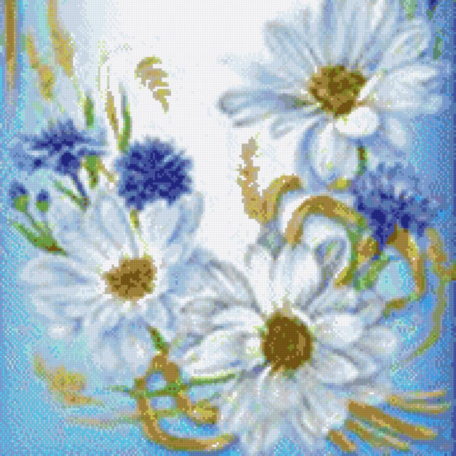 подушка - подушка. цветы - предпросмотр