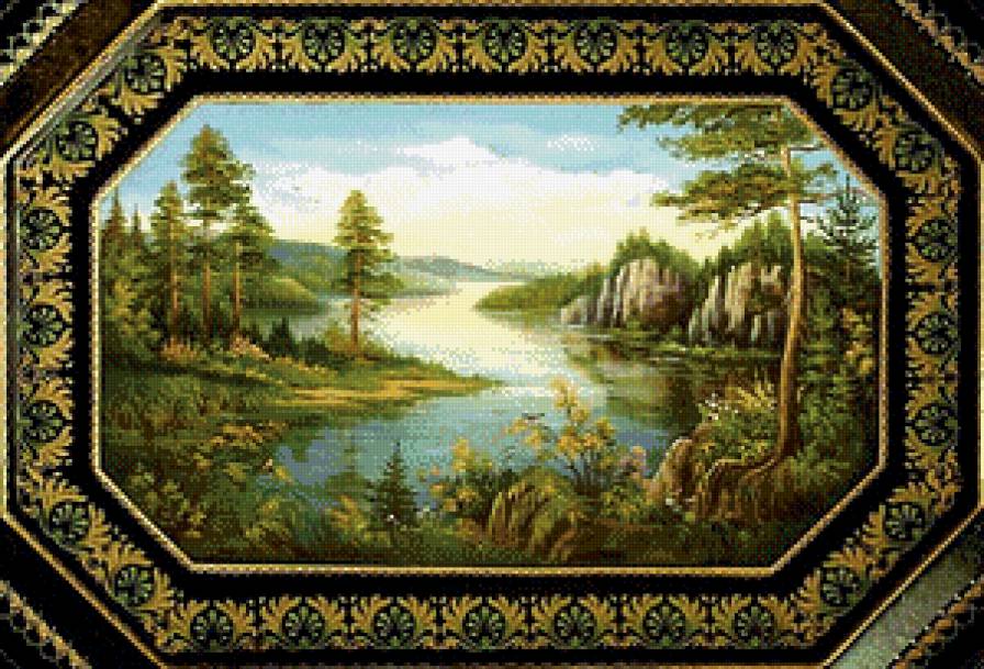 Певучие пейзажи России - картина, пейзаж - предпросмотр