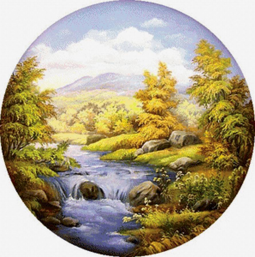 Певучие пейзажи России - пейзаж, картина - предпросмотр