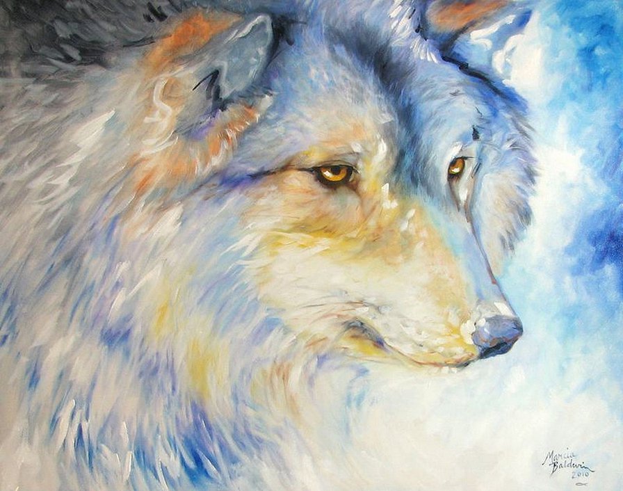 Серый - волки, животные - оригинал