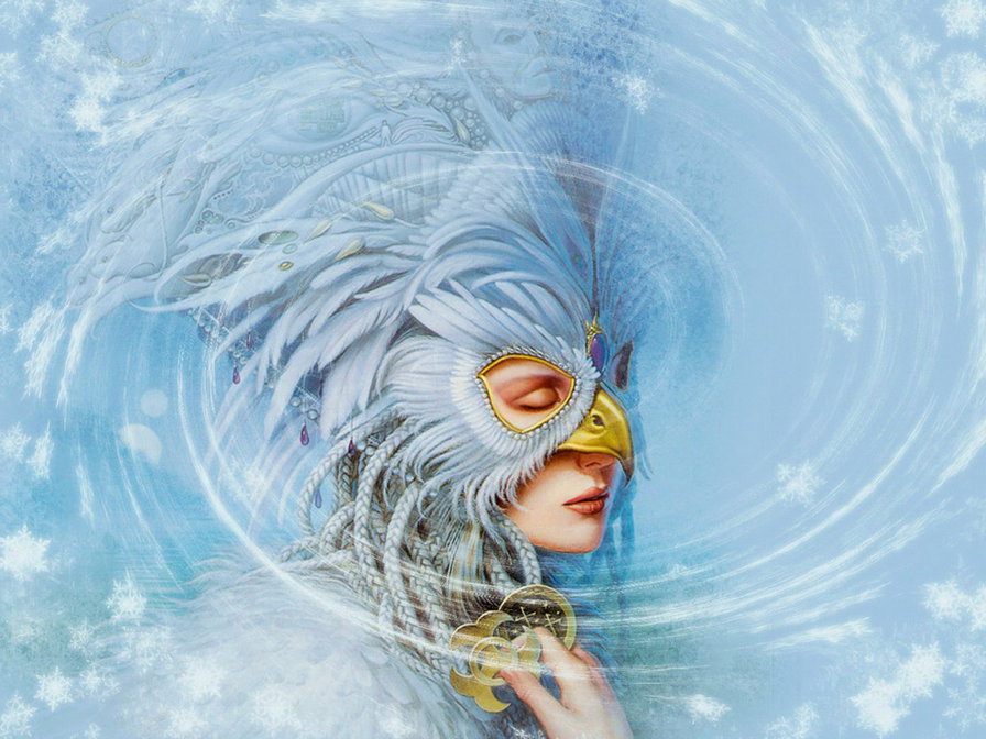 Венецианская маска - дама.женщина, карнавал, маска, люди - оригинал