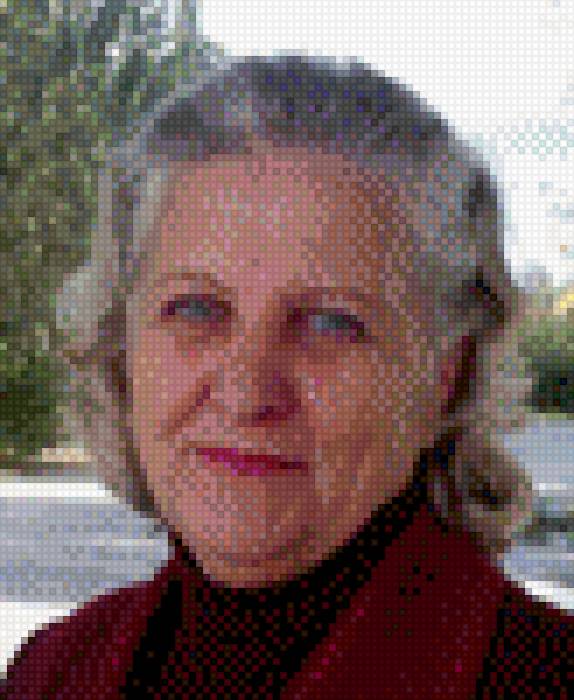 Бабушкин портрет 100 цветов - предпросмотр