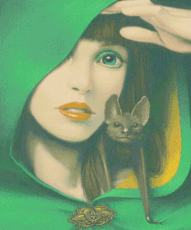 Женский образ - девушка, люди, фэнтези, дама, женщина, летучая мышь - предпросмотр