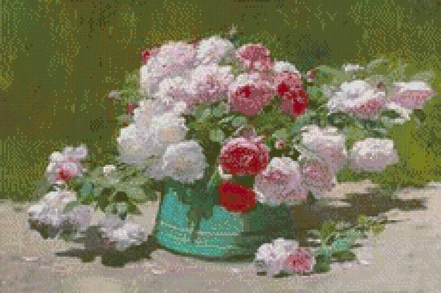 Abbot Fuller Graves - ziwopis, naturmort, cwety - предпросмотр