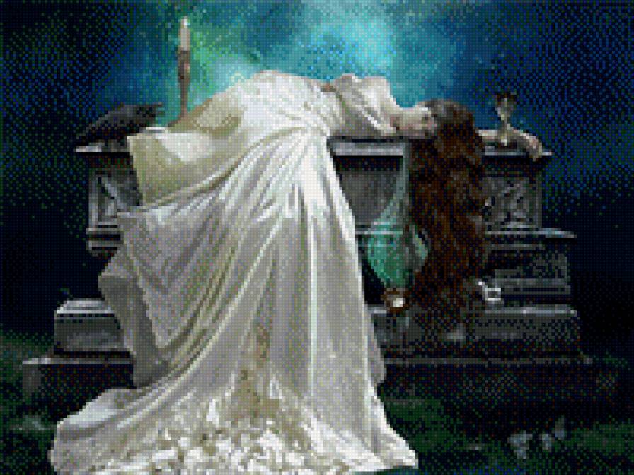 дева и ворон - предпросмотр