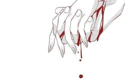 Вместе - кровь, кисти, вместе, руки, аниме, единение - оригинал