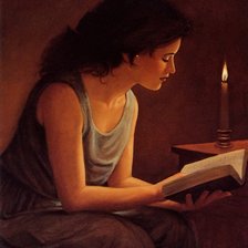 Схема вышивки «Свеча»