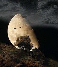 Схема вышивки «Лунный пейзаж»