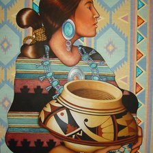 Схема вышивки «Индейский орнамент»