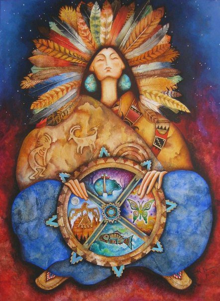 Шаманка - девушка - оригинал