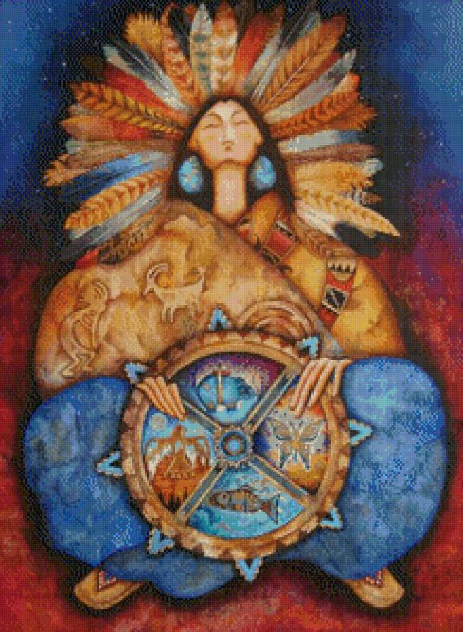 Шаманка - девушка - предпросмотр