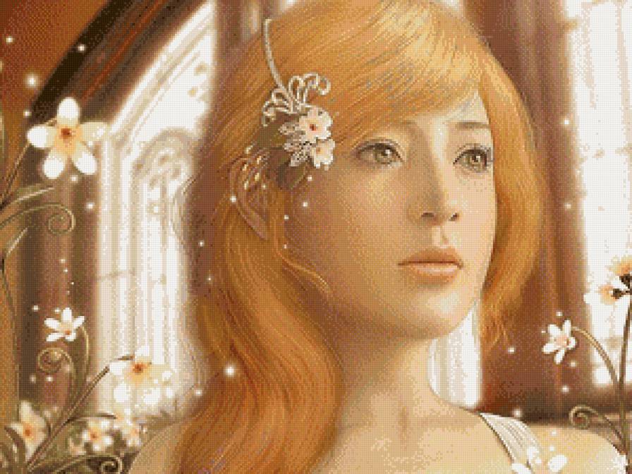 Женский образ (живопись) - девушка, живопись, сказка, дама, женщина, люди - предпросмотр