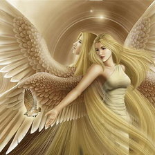 Схема вышивки «Ангел»