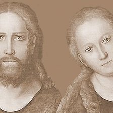 Оригинал схемы вышивки «Религиозная картина (живопись Lucas Cranach)» (№514715)