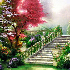 Схема вышивки «лестница»