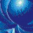 Предпросмотр схемы вышивки «голубые цветы» (№514873)