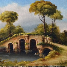 мельница у моста