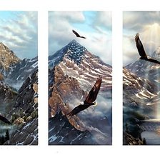 Схема вышивки «Триптих»