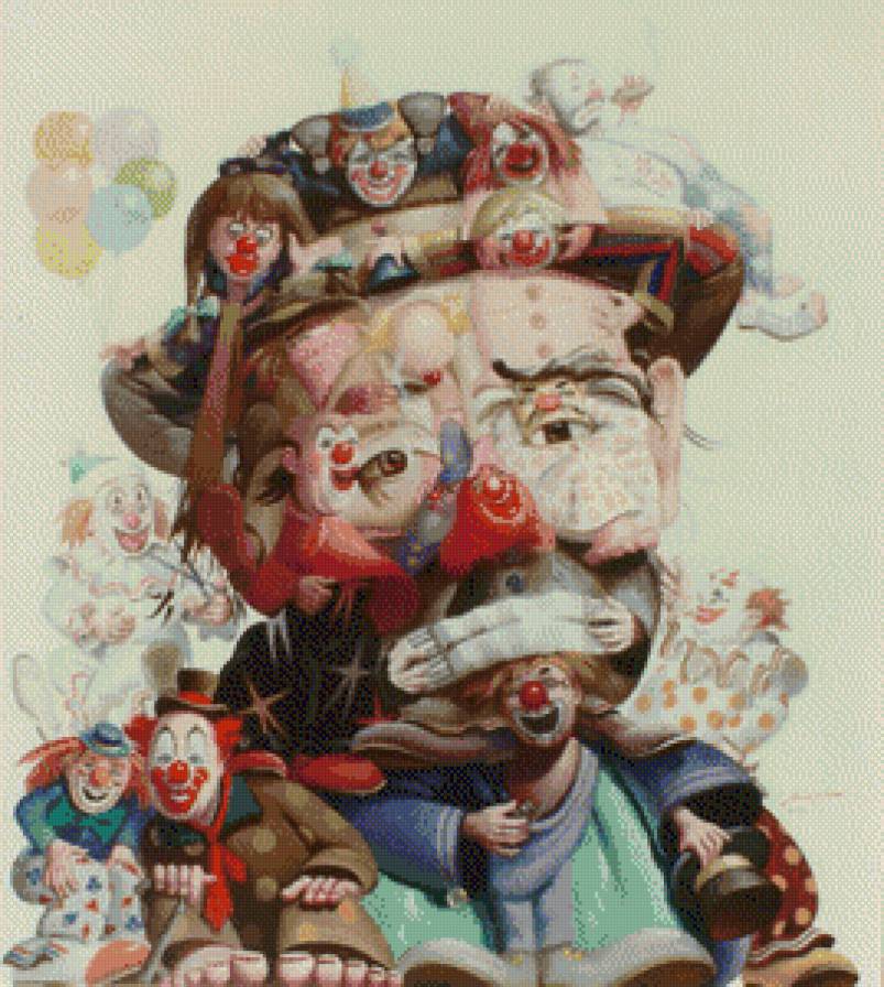 Иллюзия - живопись, картина, искусство, иллюзия - предпросмотр