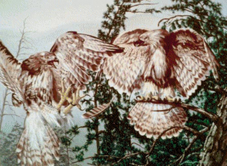 Иллюзия - картина, живопись, искусство, иллюзия, природа - предпросмотр