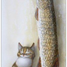 Схема вышивки «Киса»