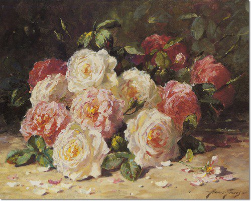 Abbot Fuller Graves - ziwopis, cwety - оригинал