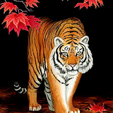 Оригинал схемы вышивки «тигр» (№515418)