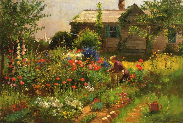 Abbot Fuller Graves - cwety, pejzaz, ziwopis - оригинал