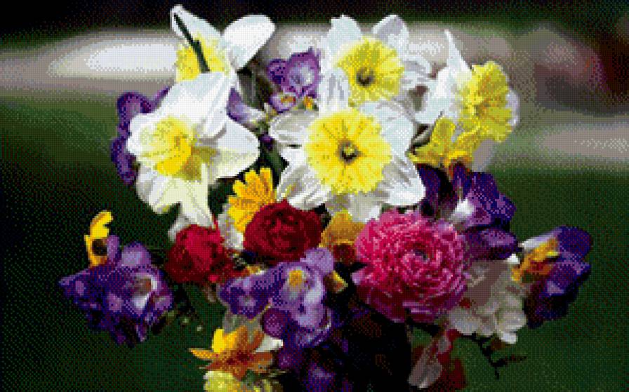 Букет цветов - предпросмотр