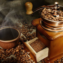 Схема вышивки «кофе»