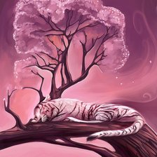 Схема вышивки «Тигр»