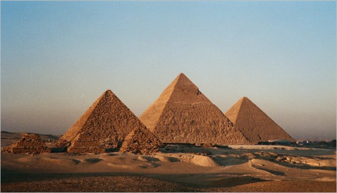 пирамиды - египет - оригинал