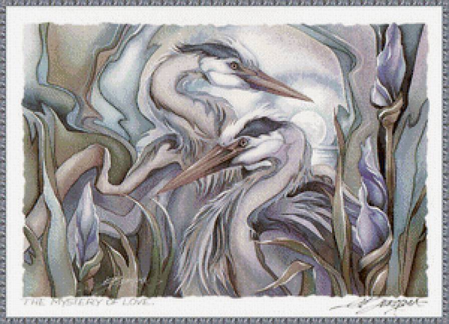 Тотем"Цапли" - рилигия, птицы - предпросмотр