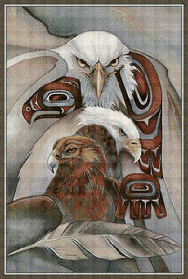 Тотем"Орел" - рилигия, птицы - предпросмотр