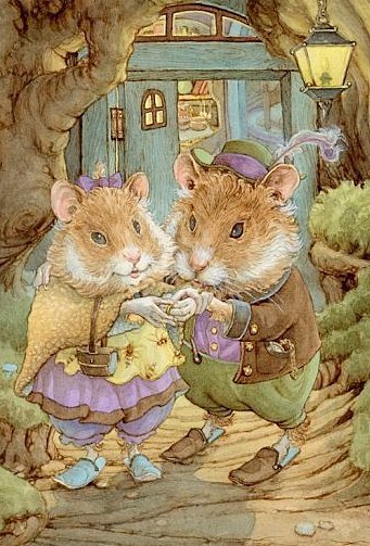 Вместе навсегда (маленькая) - деткам, сказка, пара, мышки, детское - оригинал