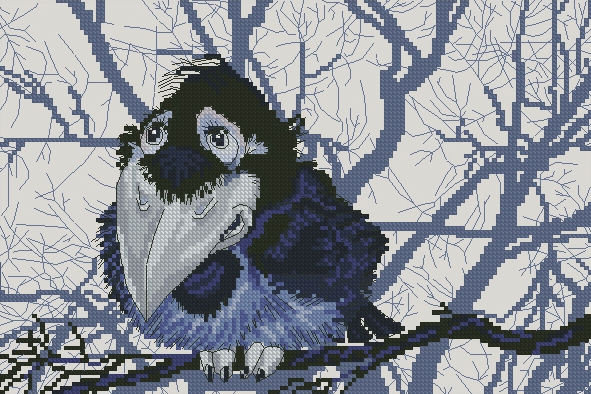 Ворона - птичка - оригинал