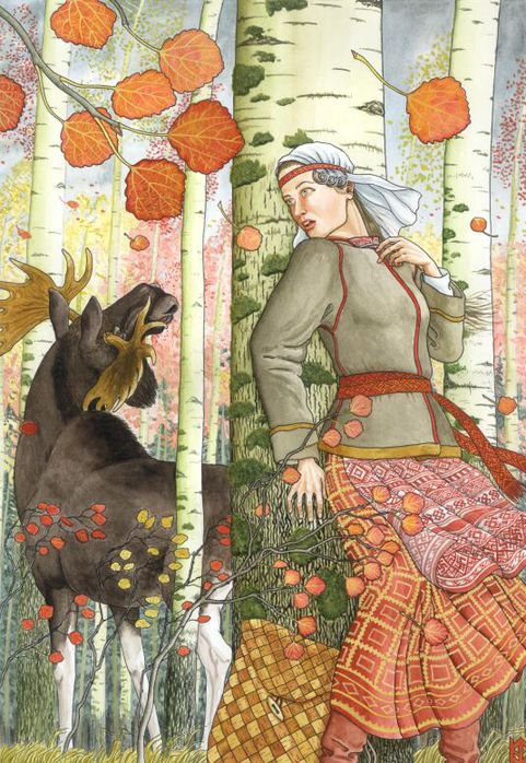 Сосна - николай фомин, женский образ - оригинал