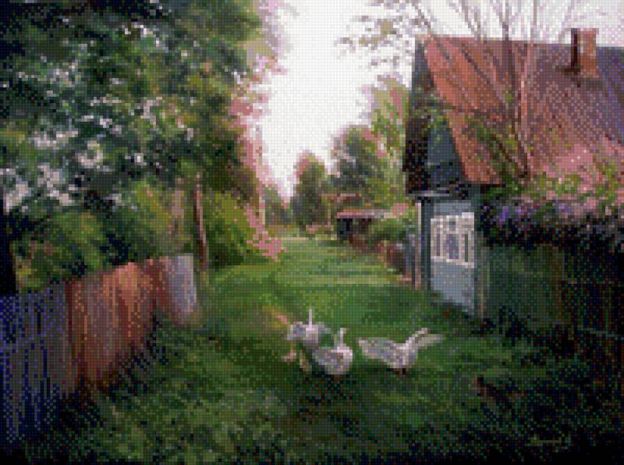 Деревенские пейзажи - пейзаж; деревня; природа - предпросмотр